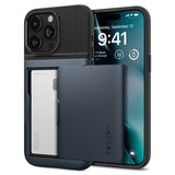 Spigen iPhone 15 Pro Max Skal Slim Armor CS Metal Slate