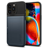 Spigen iPhone 15 Pro Max Skal Slim Armor CS Metal Slate