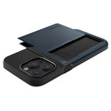 Spigen iPhone 15 Pro Max Skal Slim Armor CS Metal Slate