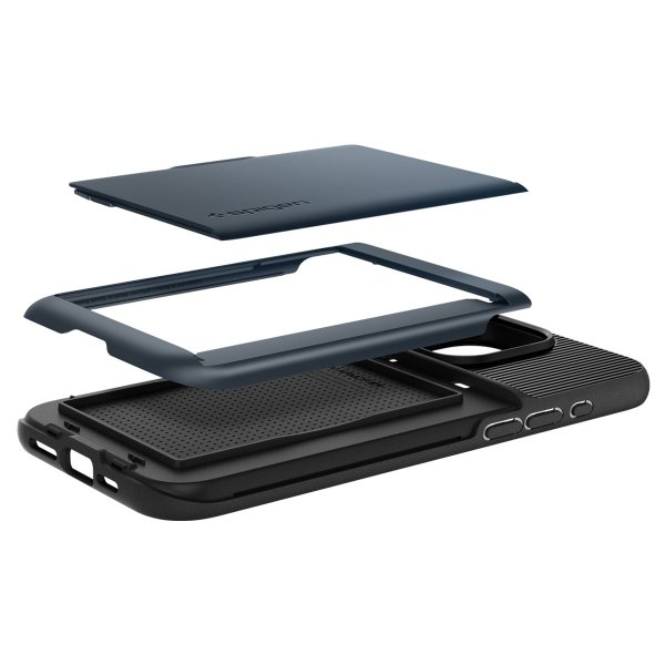 Spigen iPhone 15 Pro Max Skal Slim Armor CS Metal Slate
