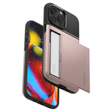 Spigen iPhone 15 Pro Max Skal Slim Armor CS Rose Gold