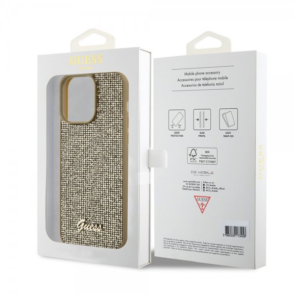 Guess iPhone 15 Pro Max Skal Square Mirror Guld