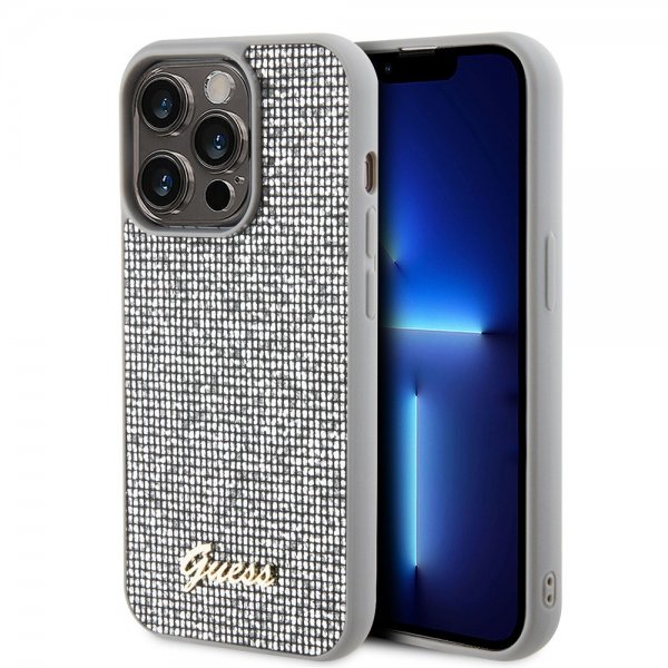 Guess iPhone 15 Pro Max Skal Square Mirror Silver