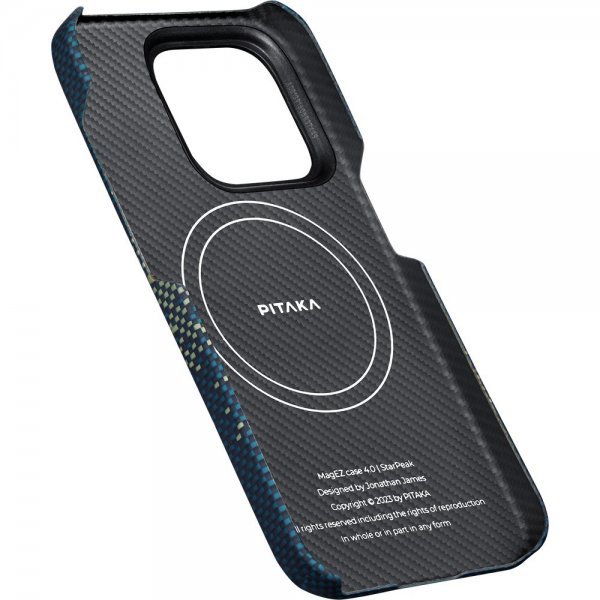 Pitaka iPhone 15 Pro Max Skal StarPeak MagEZ Case 4 Milky Way Galaxy