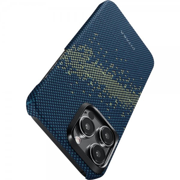 Pitaka iPhone 15 Pro Max Skal StarPeak MagEZ Case 4 Milky Way Galaxy