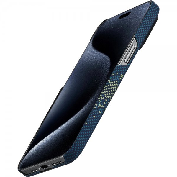 Pitaka iPhone 15 Pro Max Skal StarPeak MagEZ Case 4 Milky Way Galaxy