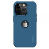 Nillkin iPhone 15 Pro Max Skal Super Frosted Shield Pro Logo Hole Blå