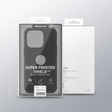 Nillkin iPhone 15 Pro Max Skal Super Frosted Shield Pro Logo Hole Blå