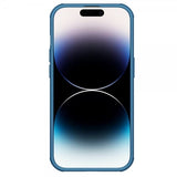 Nillkin iPhone 15 Pro Max Skal Super Frosted Shield Pro Logo Hole Blå