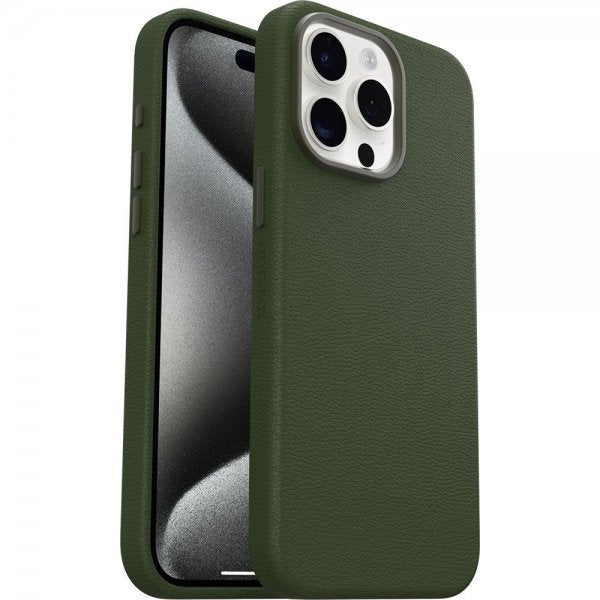 Otterbox iPhone 15 Pro Max Skal Symmetry Cactus Leather MagSafe Cactus Groove