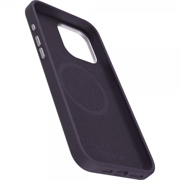 Otterbox iPhone 15 Pro Max Skal Symmetry Cactus Leather MagSafe Plum Luxe