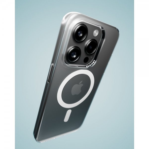 Nudient iPhone 15 Pro Max Skal Thin Case MagSafe Transparent