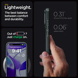 Spigen iPhone 15 Pro Max Skal Thin Fit Abyss Green