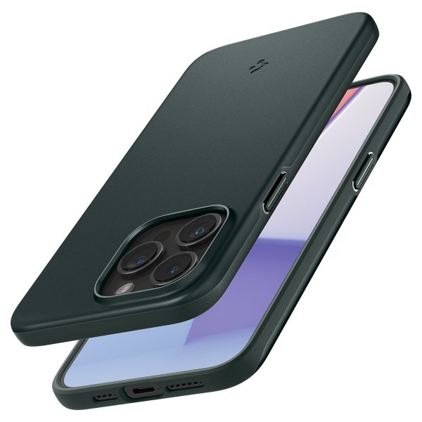 Spigen iPhone 15 Pro Max Skal Thin Fit Abyss Green