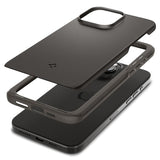 Spigen iPhone 15 Pro Max Skal Thin Fit Gunmetal