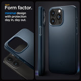 Spigen iPhone 15 Pro Max Skal Thin Fit Metal Slate