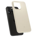 Spigen iPhone 15 Pro Max Skal Thin Fit Mute Beige