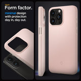 Spigen iPhone 15 Pro Max Skal Thin Fit Pink Sand