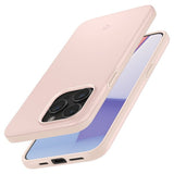 Spigen iPhone 15 Pro Max Skal Thin Fit Pink Sand