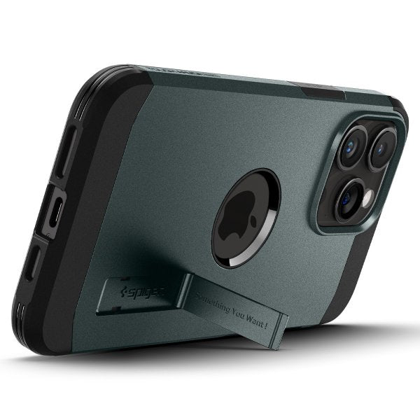 Spigen iPhone 15 Pro Max Skal Tough Armor MagFit Abyss Green