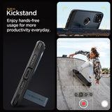 Spigen iPhone 15 Pro Max Skal Tough Armor MagFit Metal Slate