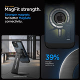 Spigen iPhone 15 Pro Max Skal Tough Armor MagFit Metal Slate