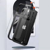 Ipaky iPhone 15 Pro Max Skal Transparent Baksida Lila