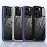 Ipaky iPhone 15 Pro Max Skal Transparent Baksida Lila