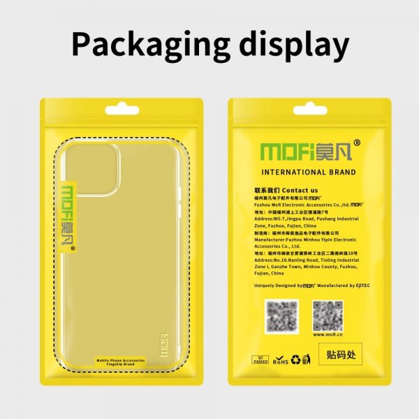 Mofi iPhone 15 Pro Max Skal Transparent TPU Klar