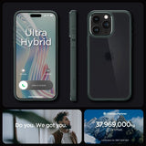 Spigen iPhone 15 Pro Max Skal Ultra Hybrid Frost Green