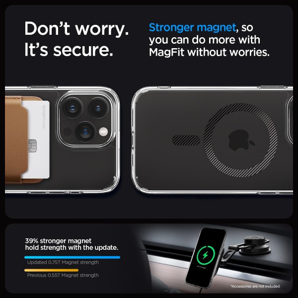 Spigen iPhone 15 Pro Max Skal Ultra Hybrid MagFit Carbon Fiber