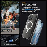 Spigen iPhone 15 Pro Max Skal Ultra Hybrid MagFit Frost Clear