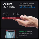 Spigen iPhone 15 Pro Max Skal Ultra Hybrid MagFit Frost Deep Red