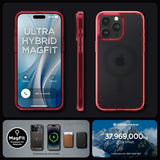 Spigen iPhone 15 Pro Max Skal Ultra Hybrid MagFit Frost Deep Red