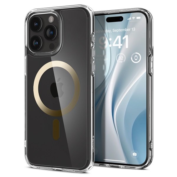 Spigen iPhone 15 Pro Max Skal Ultra Hybrid MagFit Guld