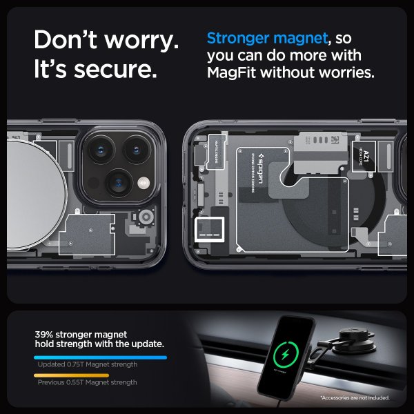 Spigen iPhone 15 Pro Max Skal Ultra Hybrid MagFit Zero One