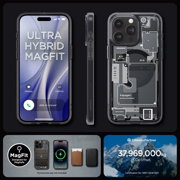 Spigen iPhone 15 Pro Max Skal Ultra Hybrid MagFit Zero One