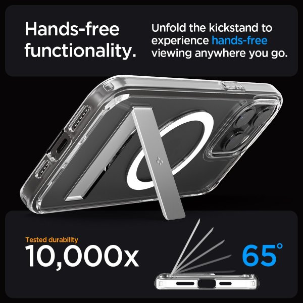 Spigen iPhone 15 Pro Max Skal Ultra Hybrid S MagFit Crystal Clear