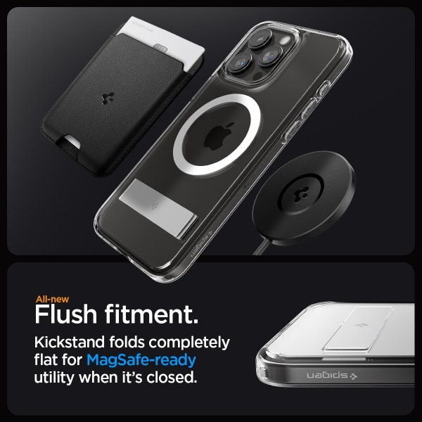 Spigen iPhone 15 Pro Max Skal Ultra Hybrid S MagFit Crystal Clear