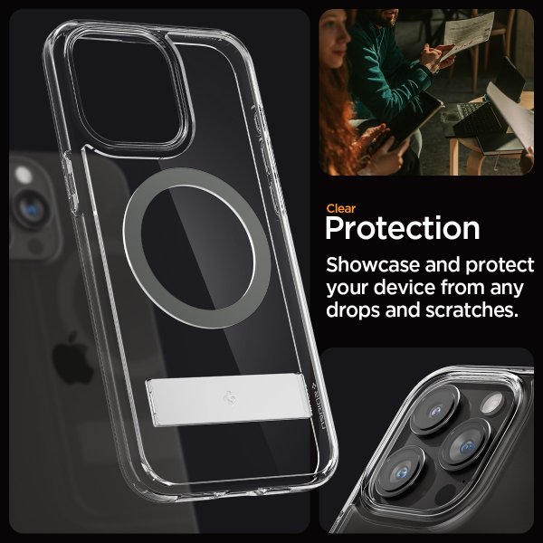 Spigen iPhone 15 Pro Max Skal Ultra Hybrid S MagFit Graphite