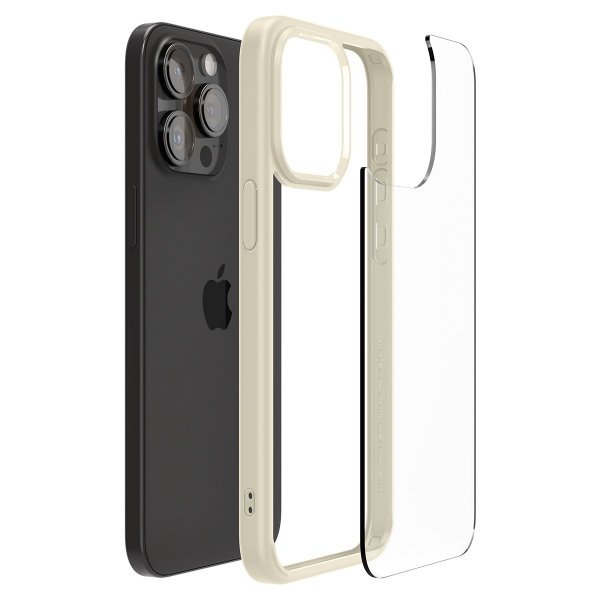 Spigen iPhone 15 Pro Max Skal Ultra Hybrid Mute Beige