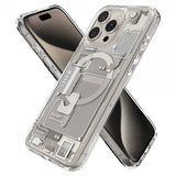 Spigen iPhone 15 Pro Max Skal Ultra Hybrid Zero One MagFit Natural Titanium