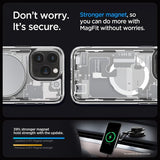 Spigen iPhone 15 Pro Max Skal Ultra Hybrid Zero One MagFit Vit