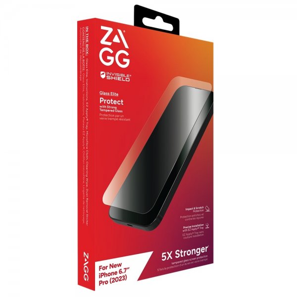 ZAGG InvisibleShield iPhone 15 Pro Max Skärmskydd Glass Elite