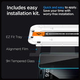 Spigen iPhone 15 Pro Max Skärmskydd GLAS.tR EZ Fit Privacy 2-pack