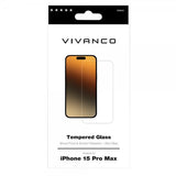 Vivanco iPhone 15 Pro Max Skärmskydd Härdat Glas