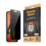 PanzerGlass iPhone 15 Pro Max Skärmskydd Ultra-Wide Fit Privacy EasyAligner
