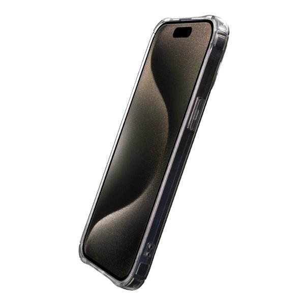 iPhone 15 Pro Max Skal Korthållare Stöttåligt Svart