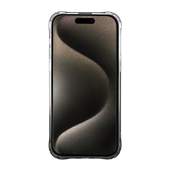 iPhone 15 Pro Max Skal Korthållare Stöttåligt Svart