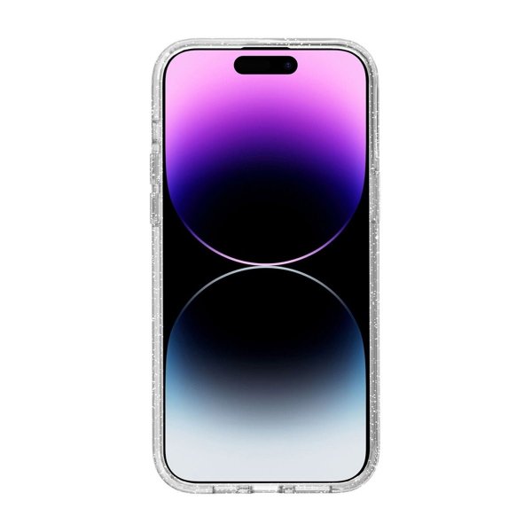 iPhone 15 Pro Skal Glitter MagSafe Transparent